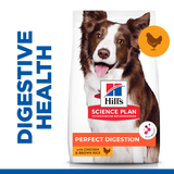 Hill’s Science Plan Perfect Digestion Medium Adult 1+ Dog Food With Chicken And Brown Rice