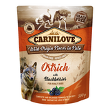 Carnilove Ostrich With Blackberries For Adult Dogs Wet Food Pouch 300g