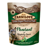 Carnilove Pheasant With Raspberry Leaves For Adult Dogs Wet Food Pouch 300g