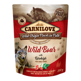 Carnilove Wild Boar With Rosehip For Adult Dogs Wet Food Pouch 300g
