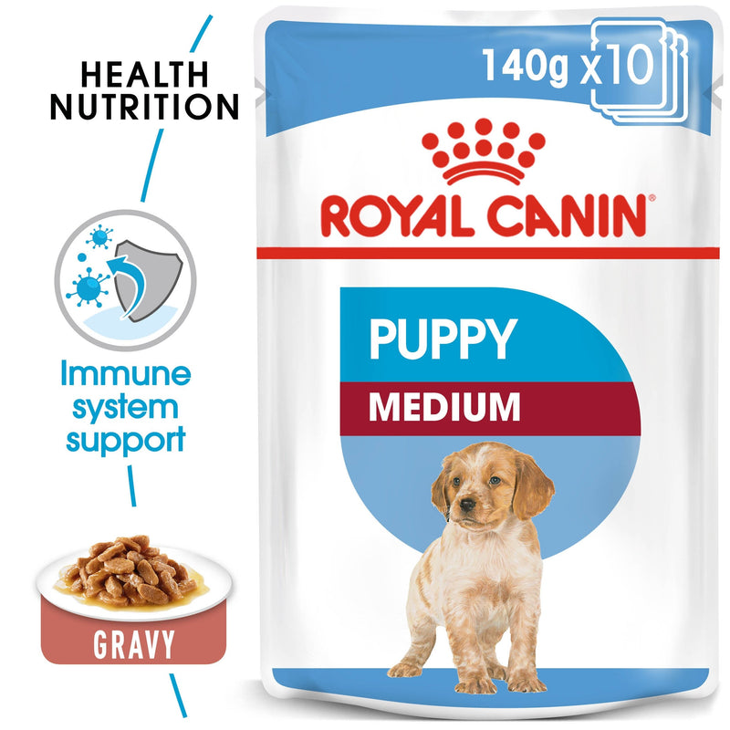 Size Health Nutrition Medium Puppy Wet Food Pouches