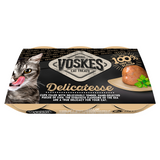 Voskes Delicatesse Jelly Cups Tuna & Scallop (6x25g) 150g